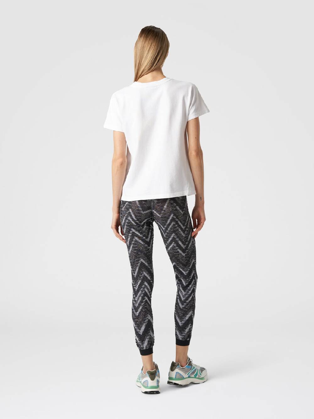 Missoni T-shirt girocollo in cotone con logo In Saldo