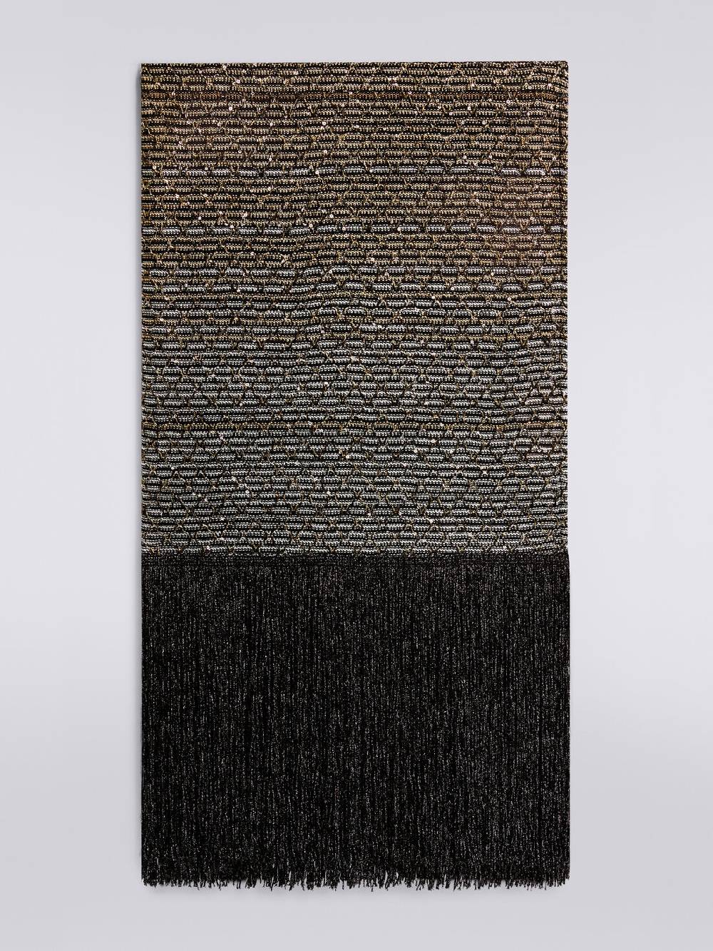 Missoni Stola in maglia dégradé con frange e paillettes Offerta speciale