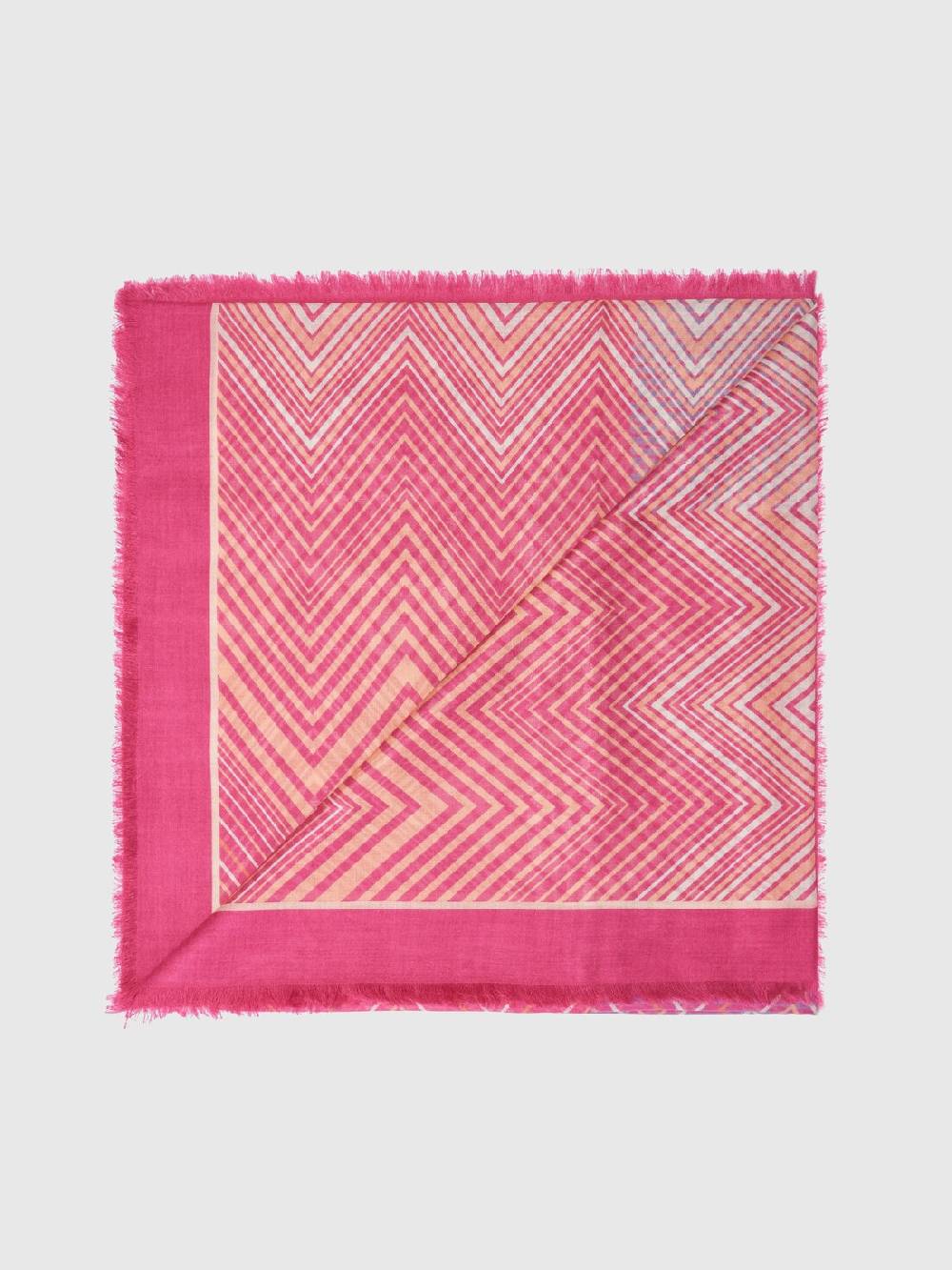 Missoni Scialle in modal e seta chevron Offerta esclusiva