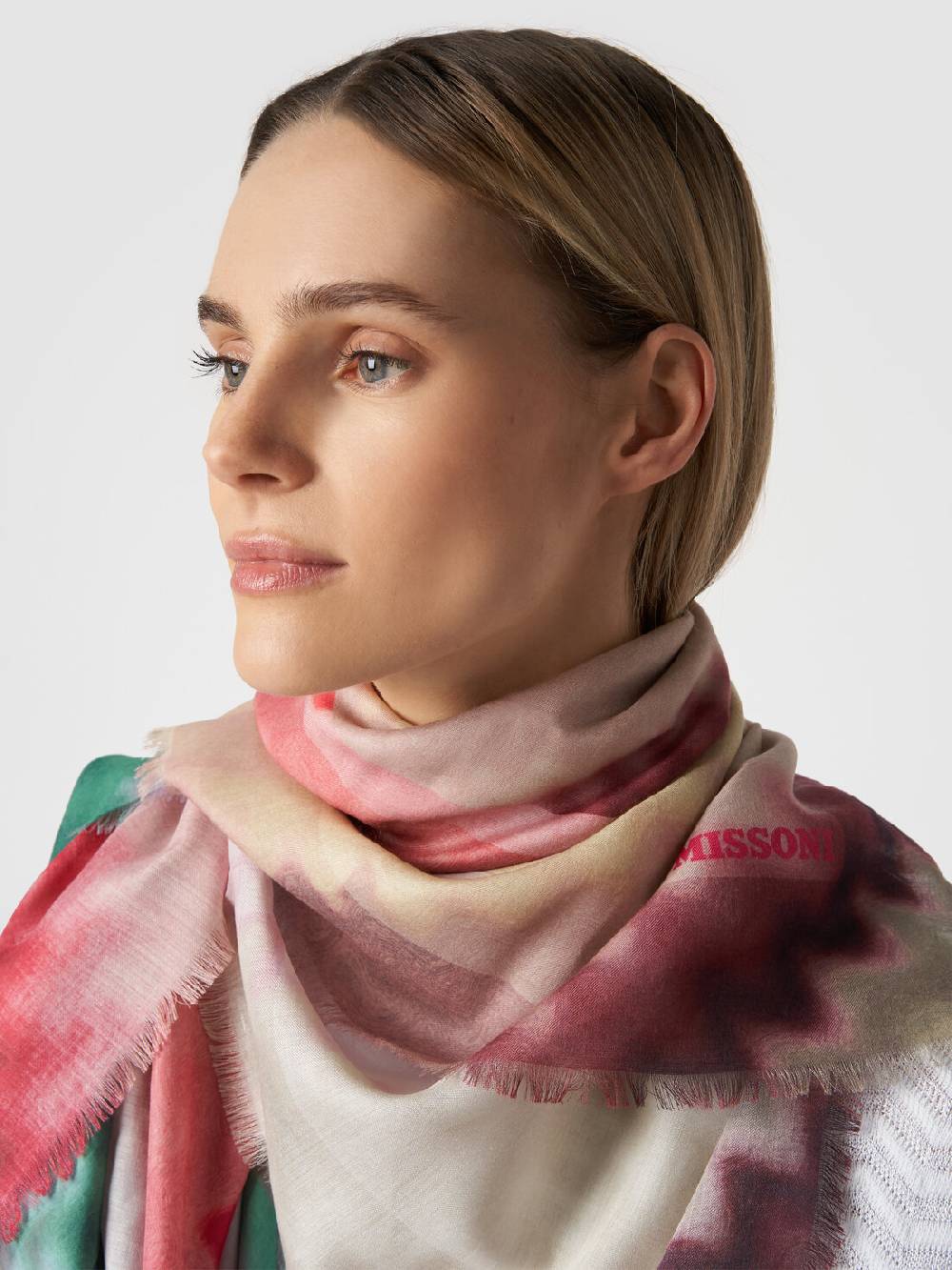 Missoni Scialle in modal e seta con motivo zig zag Offerta natalizia