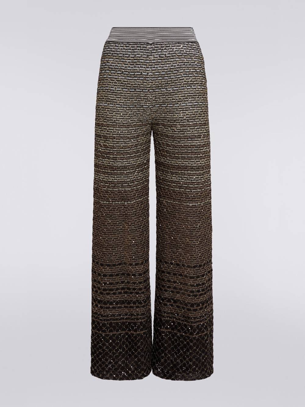 Missoni Pantaloni in maglia dégradé con paillettes Offerta Anniversario