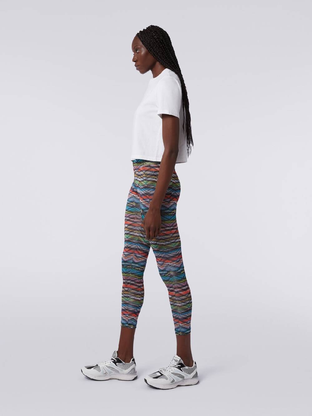 Missoni Leggings in tessuto stretch stampa zig zag Vendita calda