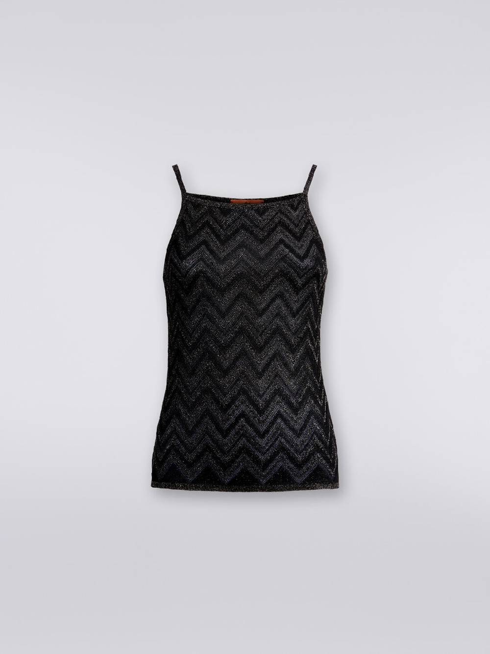 Missoni Canottiera in maglia chevron lamé Online Outlet