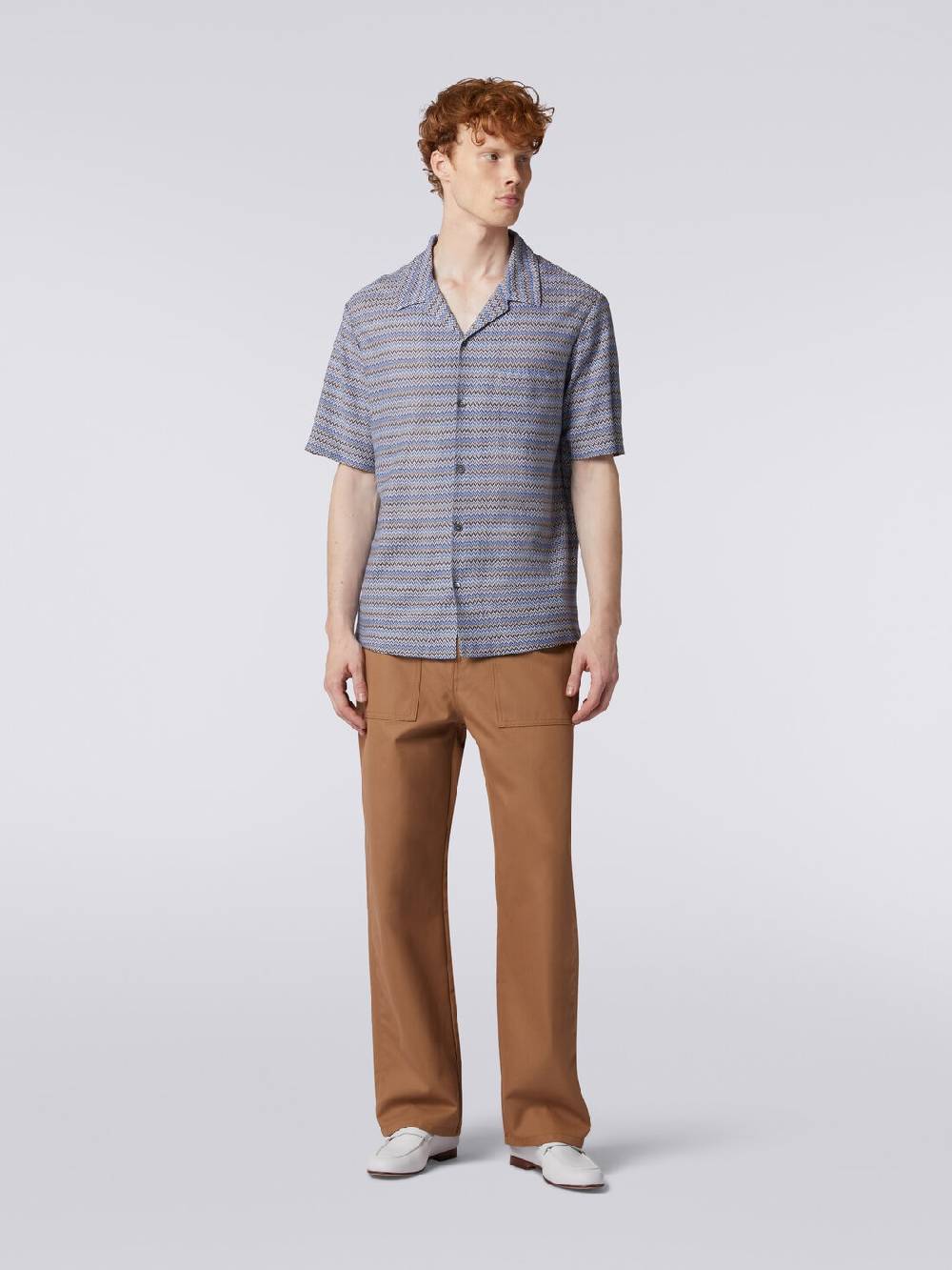 Missoni Camicia a maniche corte modello bowling zig zag Lightning offer