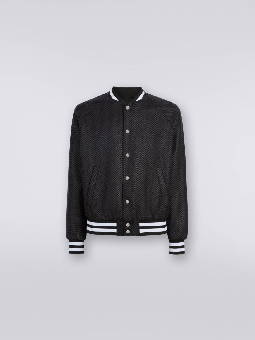 Missoni Bomber in cotone e viscosa zig zag Offerte speciali