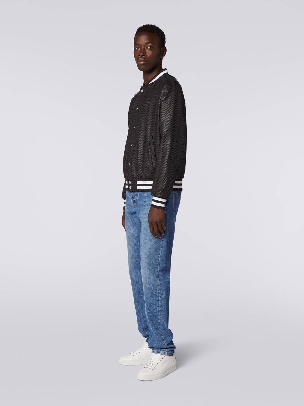 Missoni Bomber in cotone e viscosa zig zag Offerte speciali
