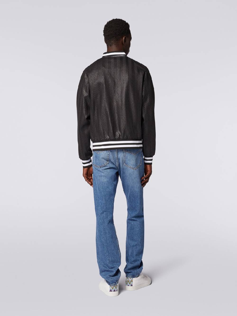 Missoni Bomber in cotone e viscosa zig zag Offerte speciali