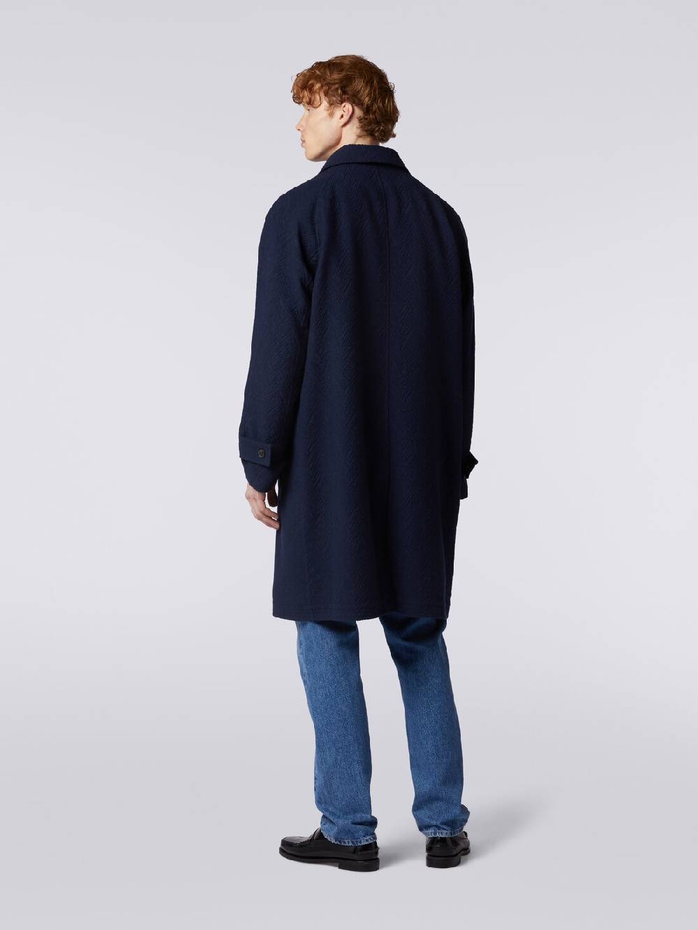 Missoni Cappotto misto lana jacquard con motivo zig zag Sconti VIP