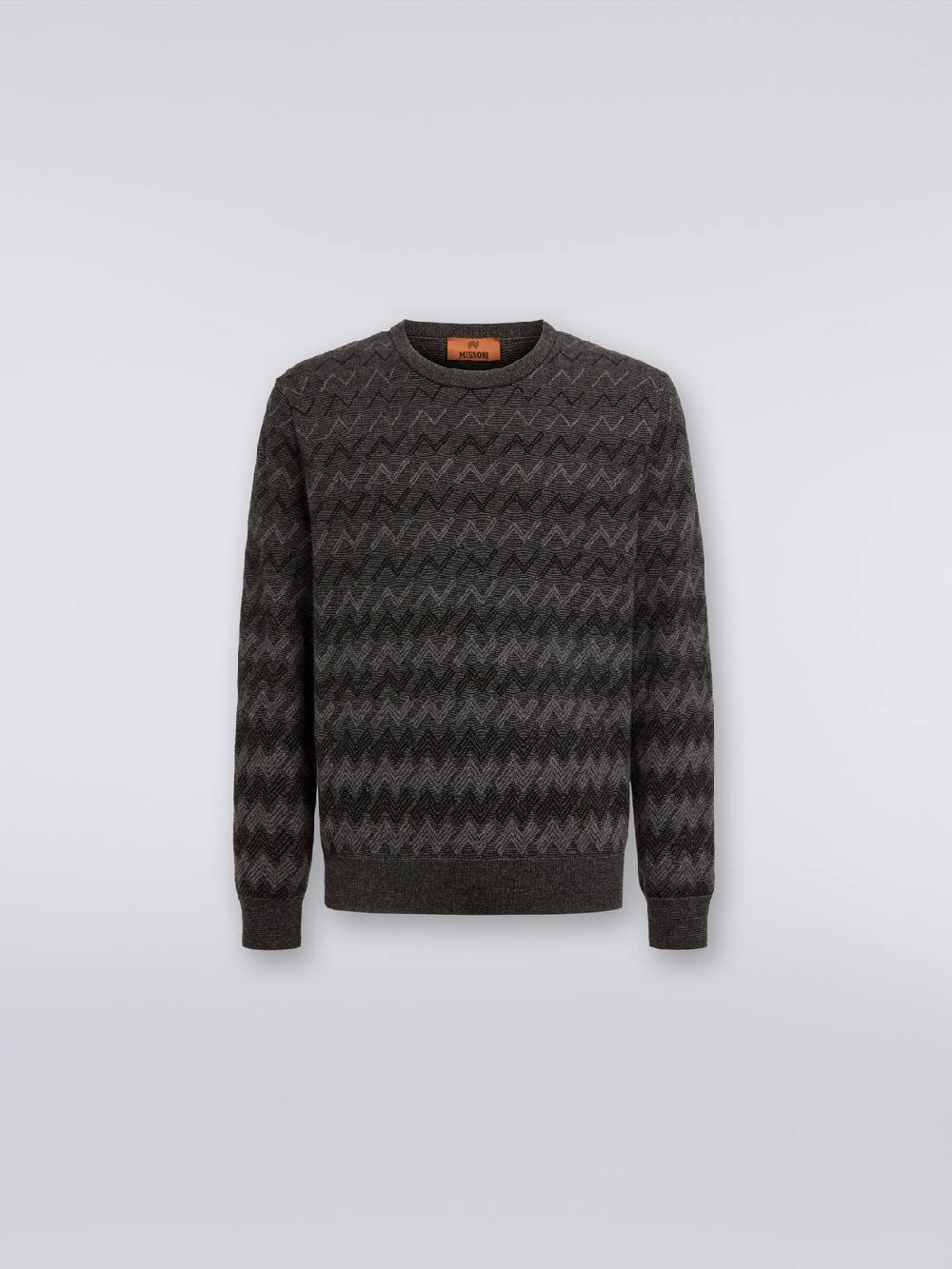 Missoni Pullover girocollo in cachemire con zig zag Solo un giorno rimasto