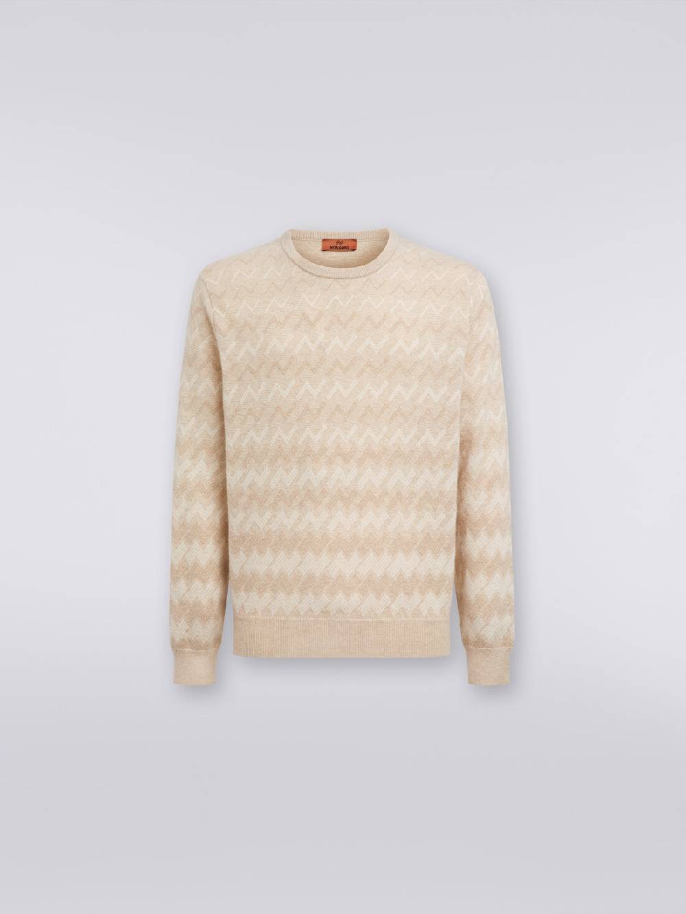 Missoni Pullover girocollo in cachemire con zig zag Super sconto