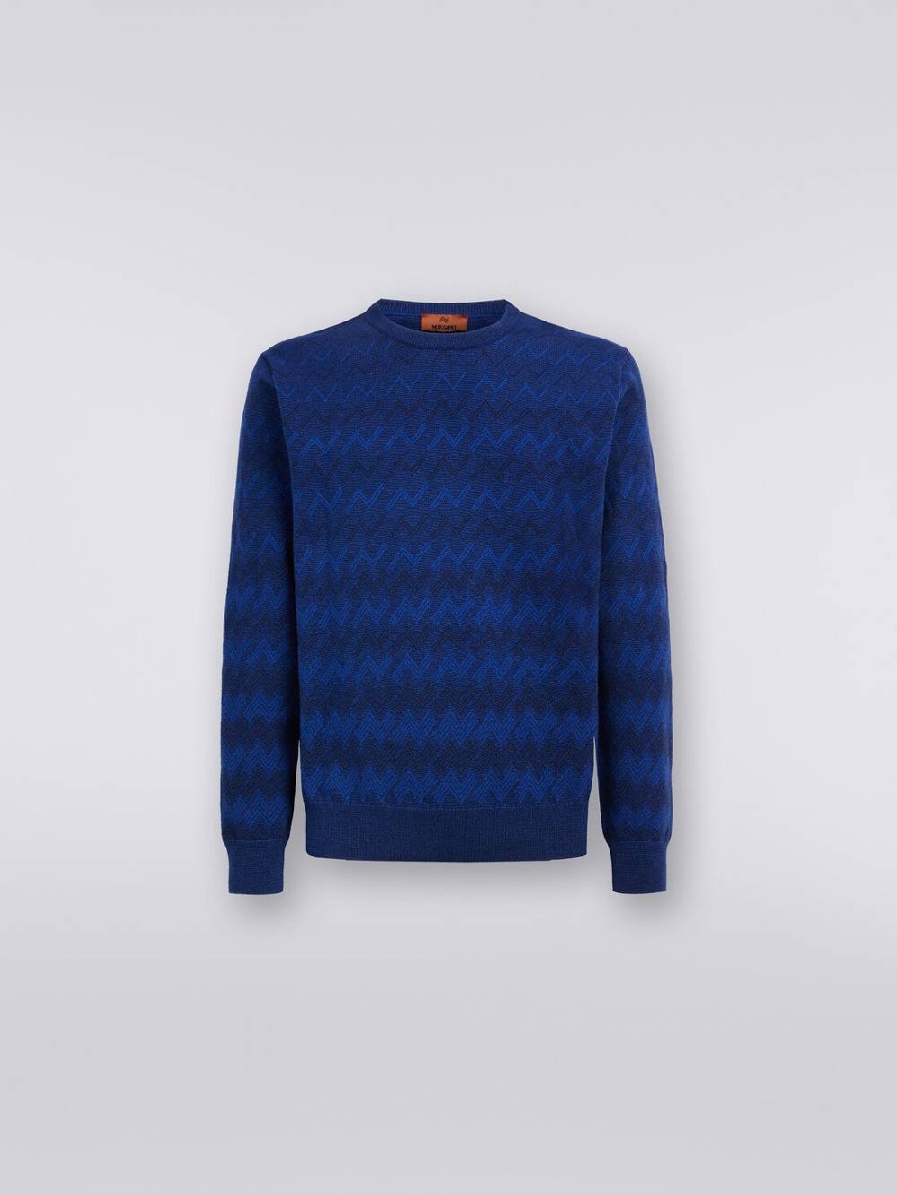 Missoni Pullover girocollo in cachemire con zig zag 50% di sconto con spedizione gratuita