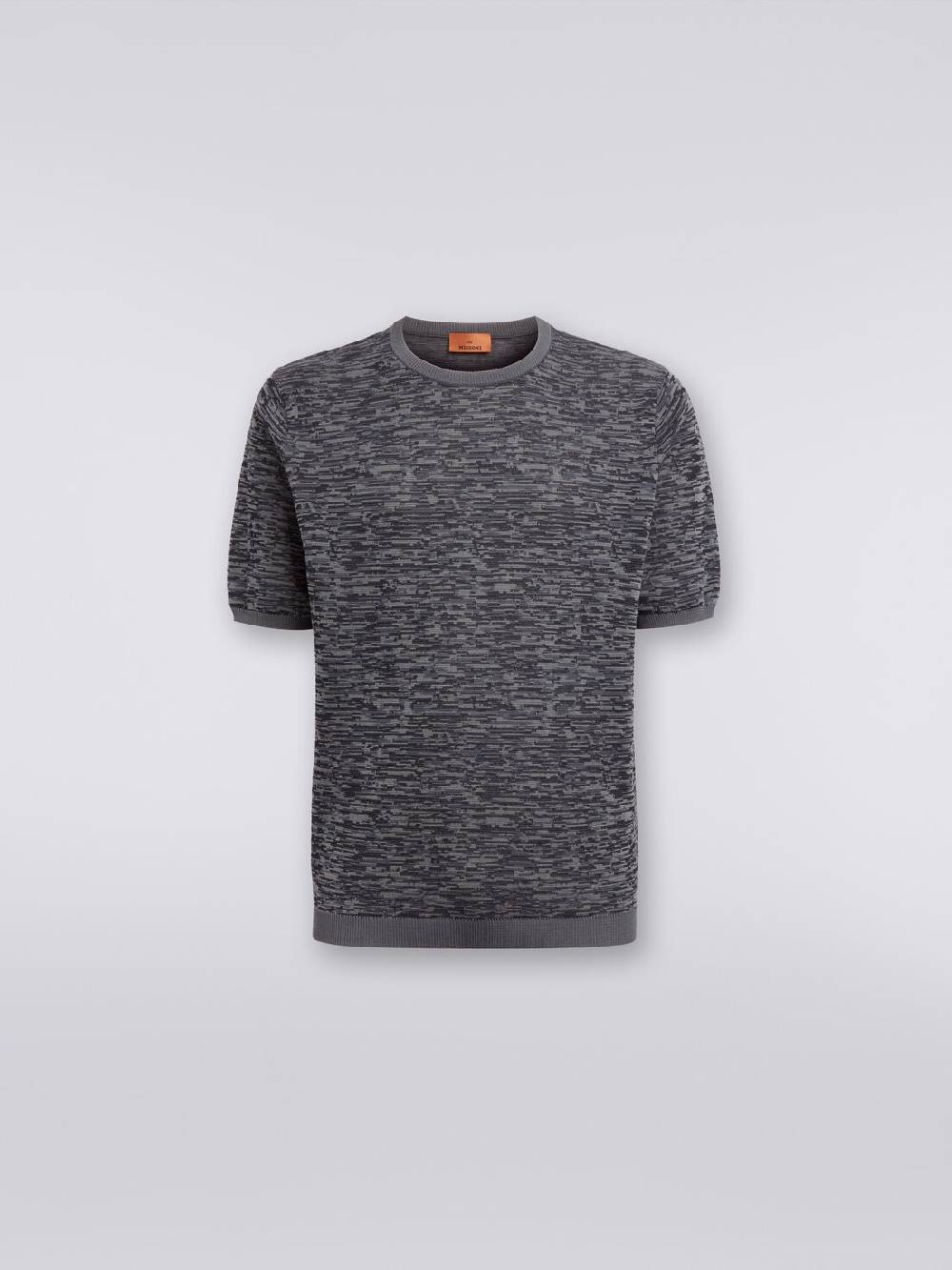 Missoni Maglia girocollo in cotone e lana fiammata Officina