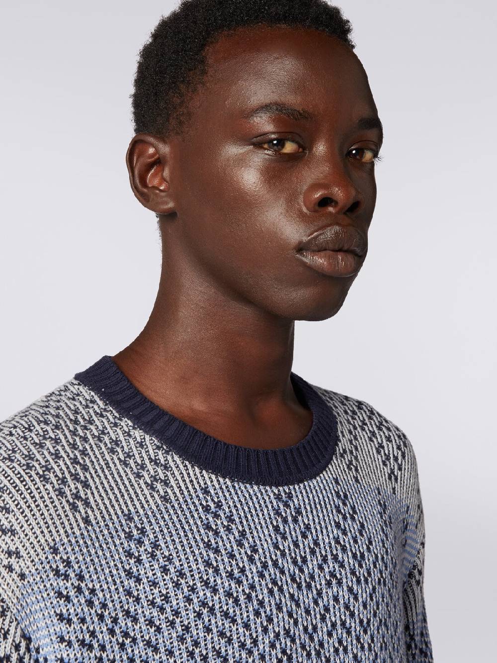 Missoni Pullover girocollo in cotone zig zag Duty-free