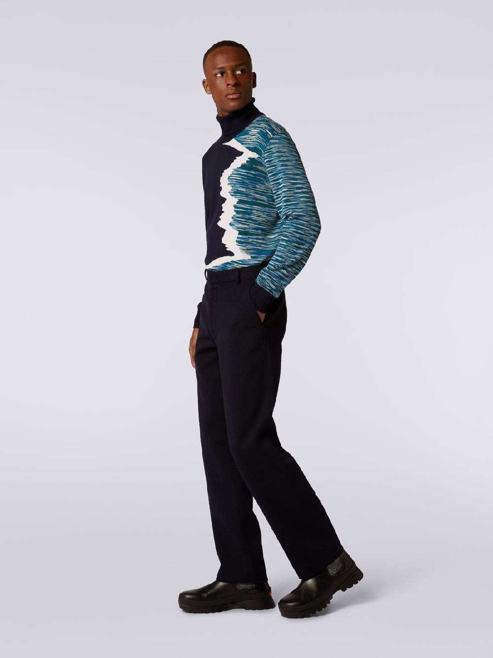 Missoni Pantaloni in misto lana chevron 50% di sconto per tempo limitato