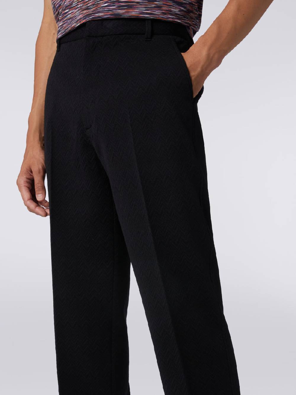 Missoni Pantaloni in misto lana chevron Sconti questo mese