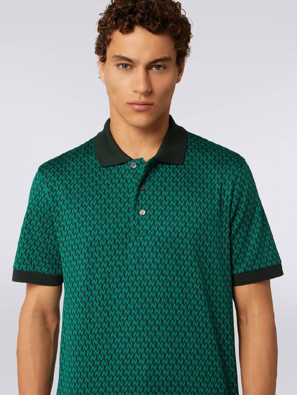 Missoni Polo a maniche corte in cotone Soddisfazione Garantita