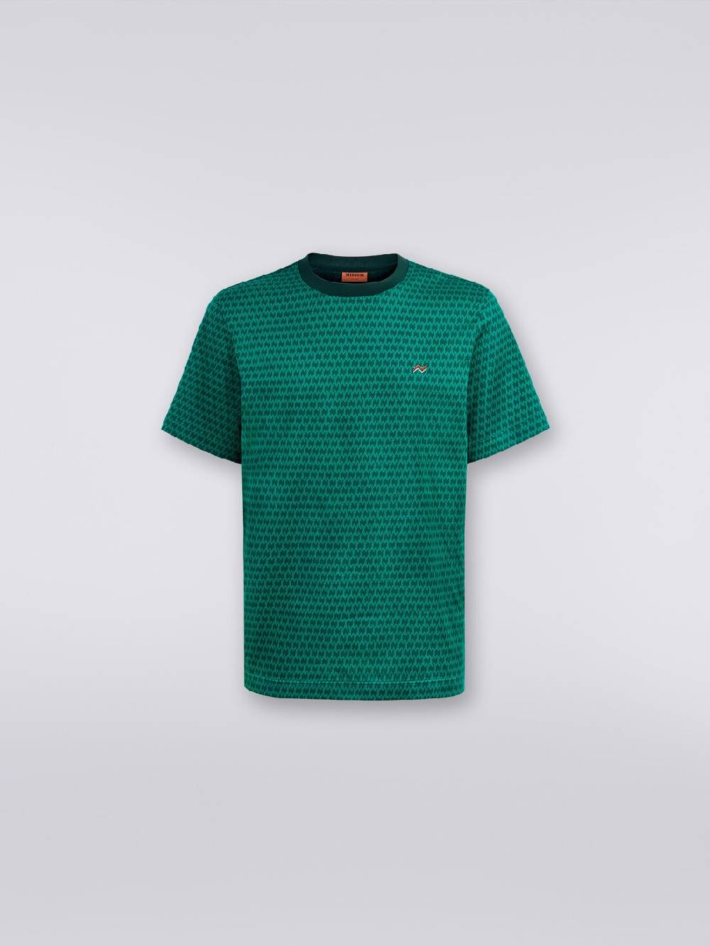 Missoni T-shirt girocollo in cotone con ricami Fino Al -60%