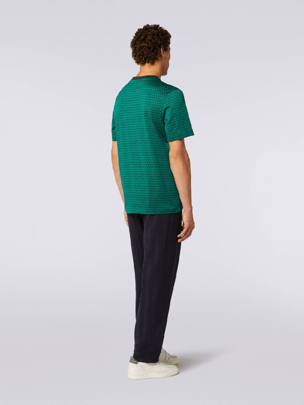 Missoni T-shirt girocollo in cotone con ricami Fino Al -60%