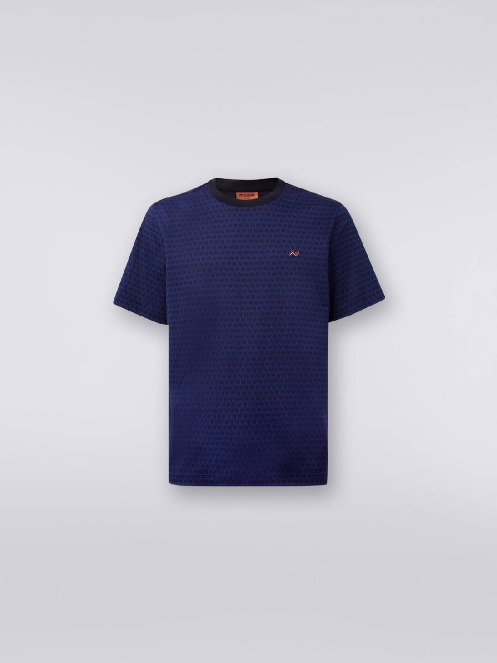 Missoni T-shirt girocollo in cotone con ricami Shopping Online