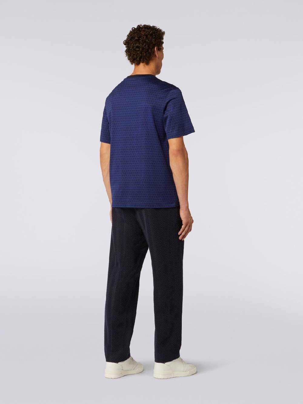 Missoni T-shirt girocollo in cotone con ricami Shopping Online