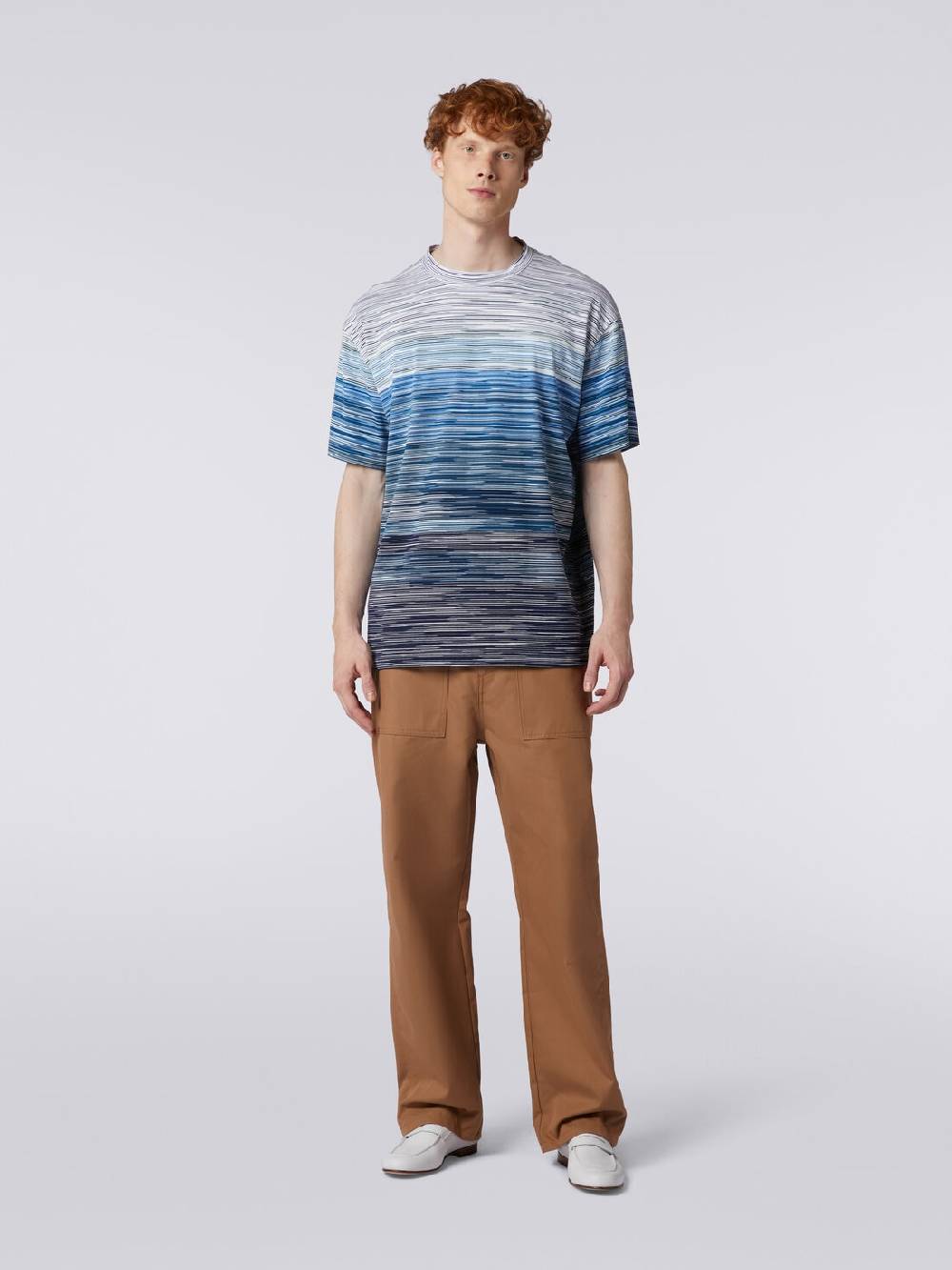 Missoni T-shirt a maniche corte in cotone fiammato Novità