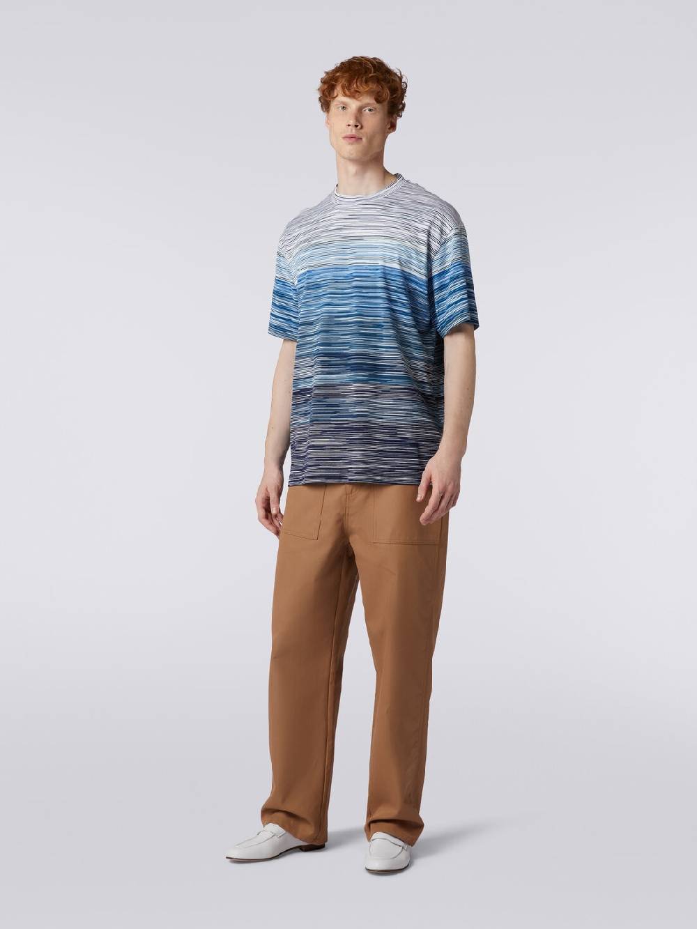 Missoni T-shirt a maniche corte in cotone fiammato Novità