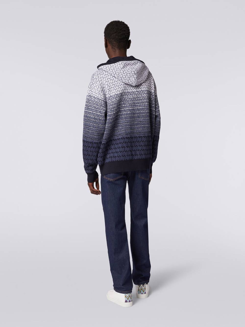 Missoni Felpa in lana e cotone con cappuccio Offerta