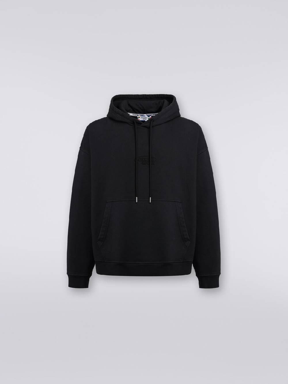 Missoni Felpa in cotone con cappuccio e logo Offerte