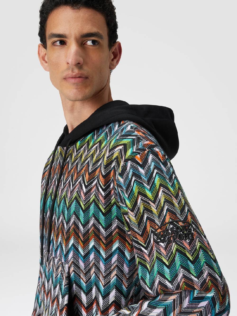 Missoni Felpa con cappuccio in maglia zig zag I Più Venduti