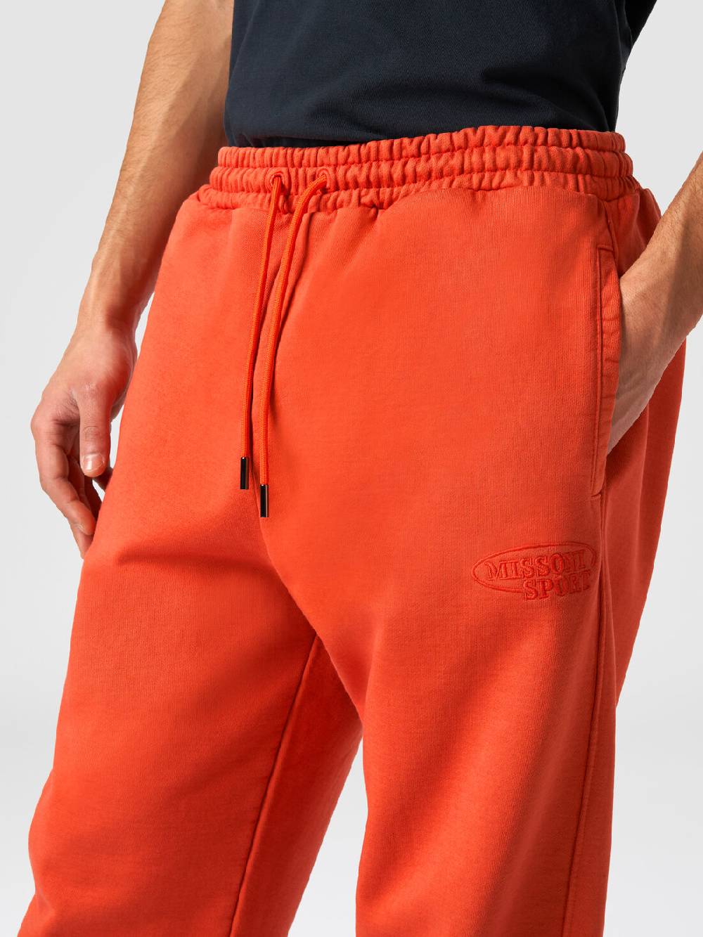 Missoni Pantaloni in felpa di cotone con logo Negozio