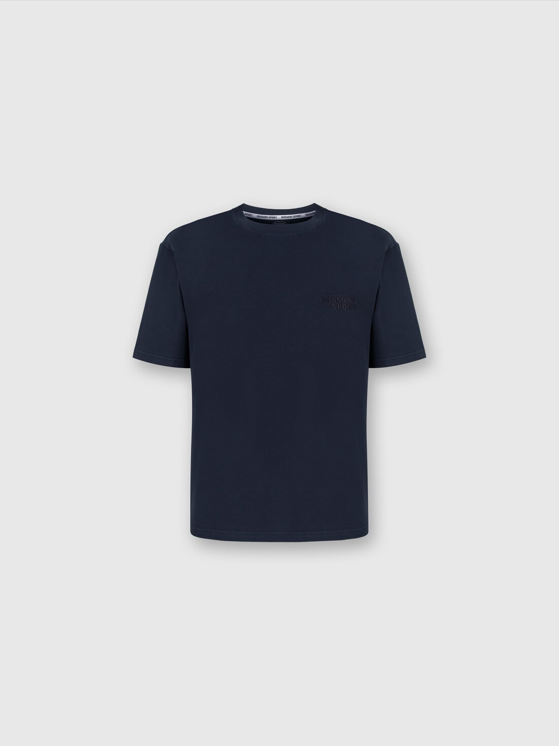 Missoni T-shirt girocollo in cotone con logo Offerta speciale