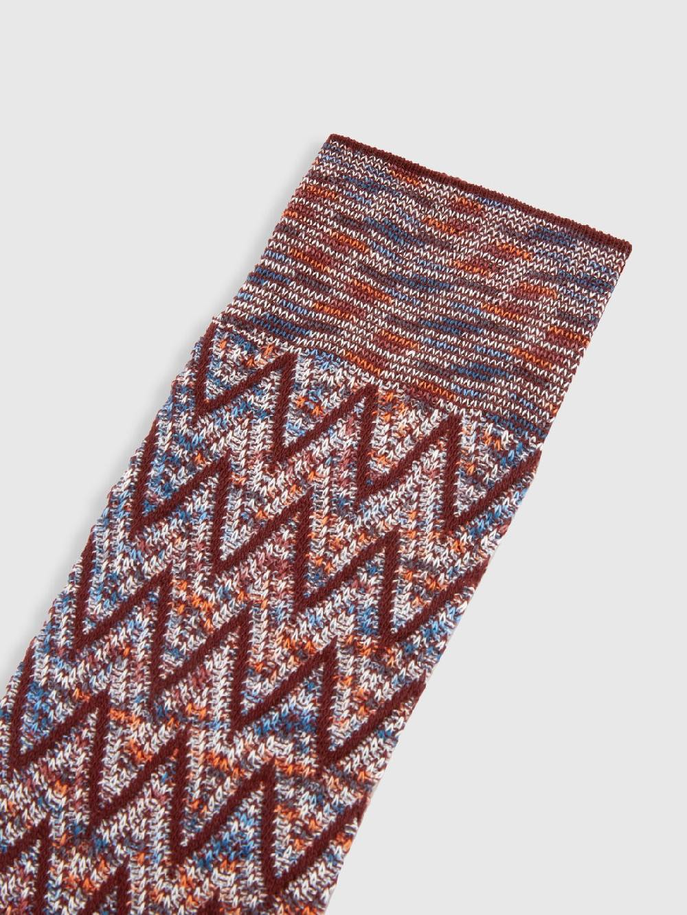 Missoni Calzini corti in misto cotone zig zag Grande vendita