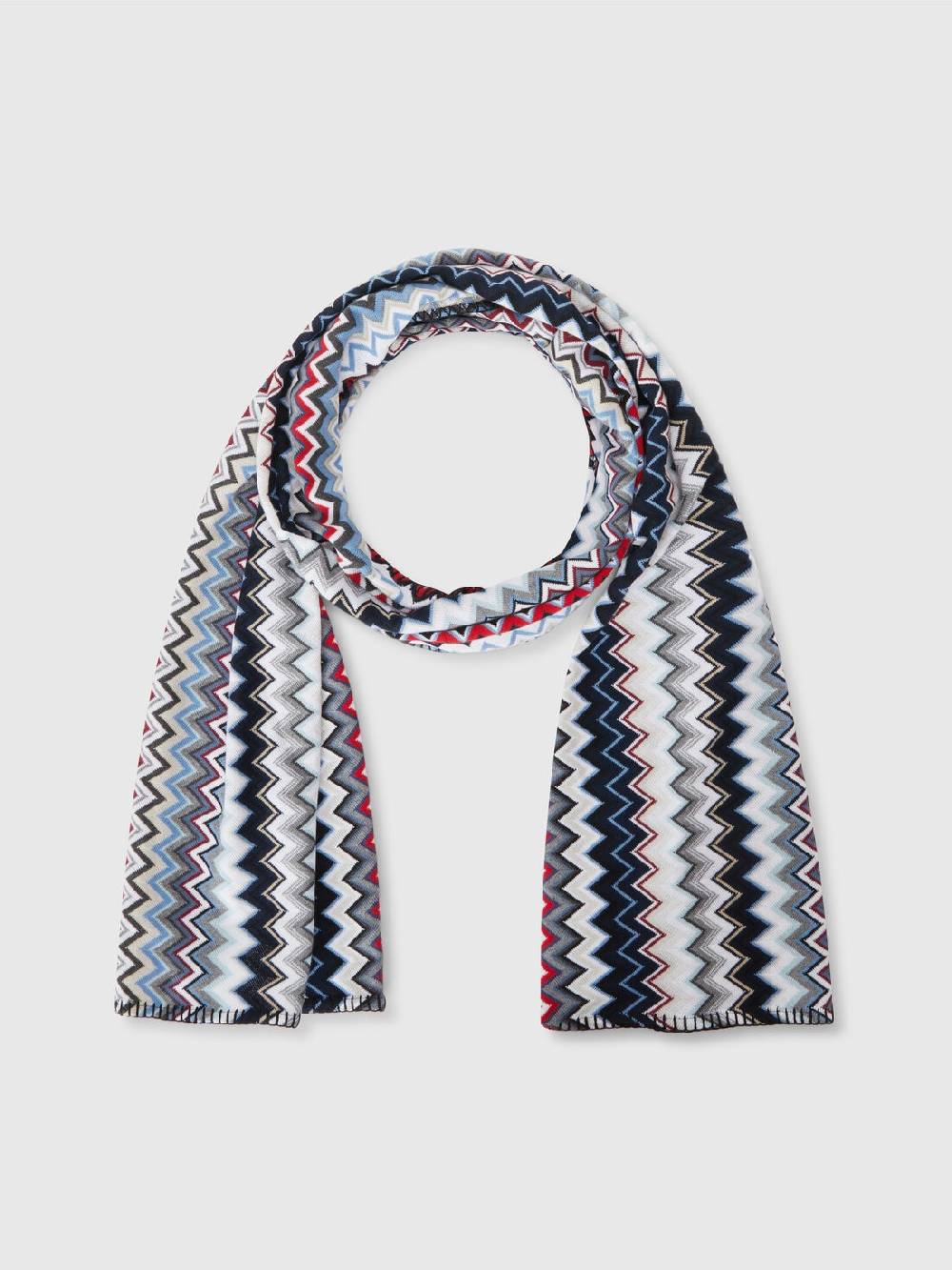 Missoni Sciarpa in maglia di cotone chevron Offerta esclusiva