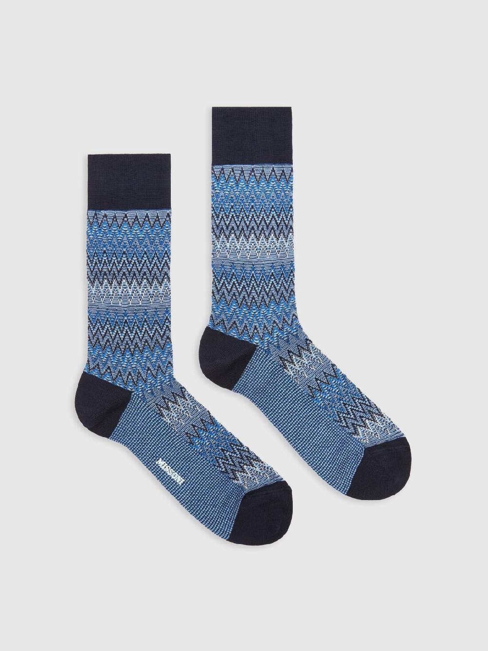 Missoni Calzini corti in misto cotone chevron Offerta San Valentino