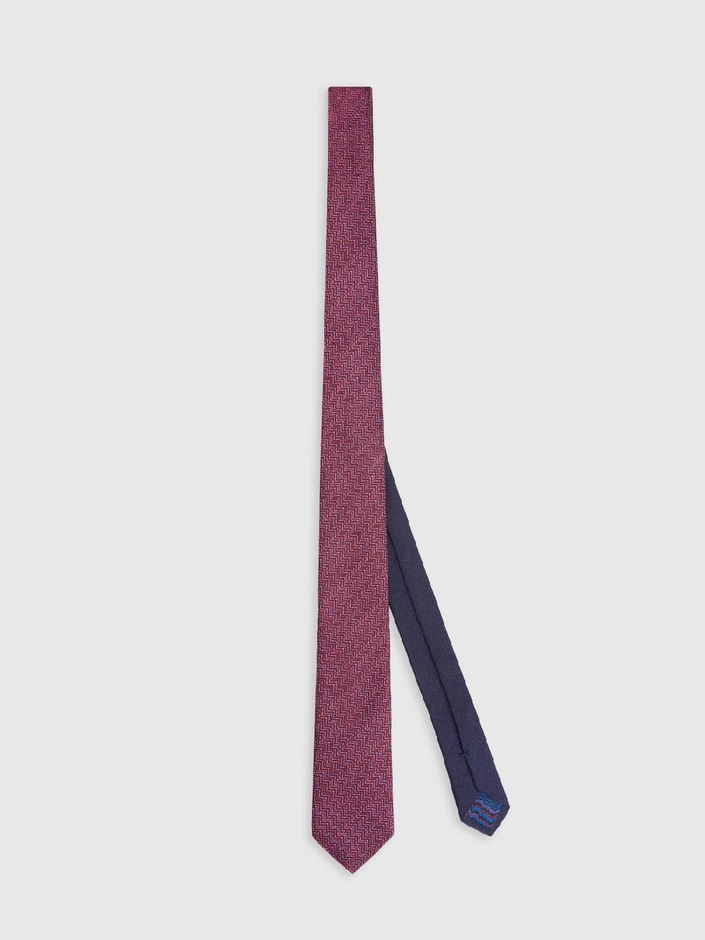 Missoni Cravatta in seta chevron Vendita calda