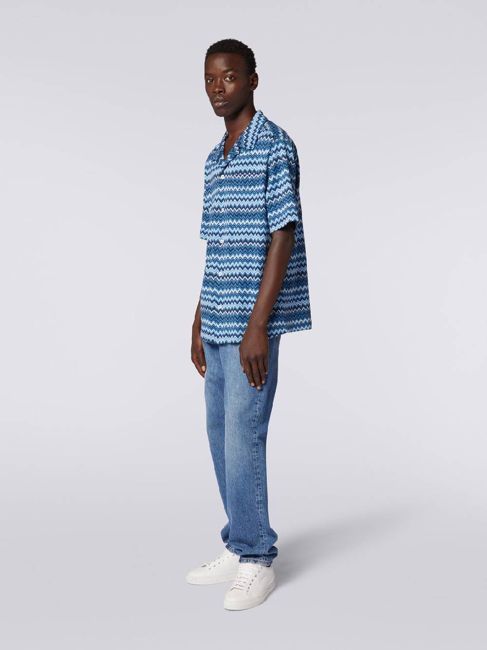 Missoni Camicia a maniche corte in jersey zig zag Lightning offer