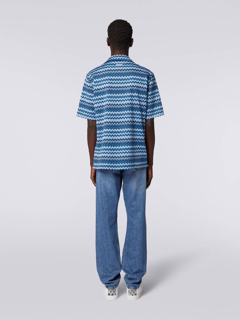 Missoni Camicia a maniche corte in jersey zig zag Lightning offer