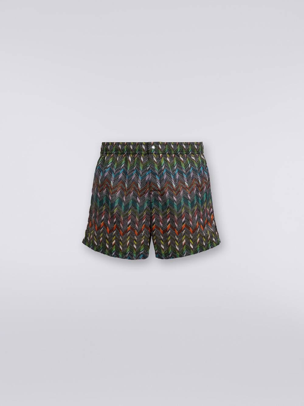 Missoni Boxer mare in nylon stampato con logo Offerte giornaliere