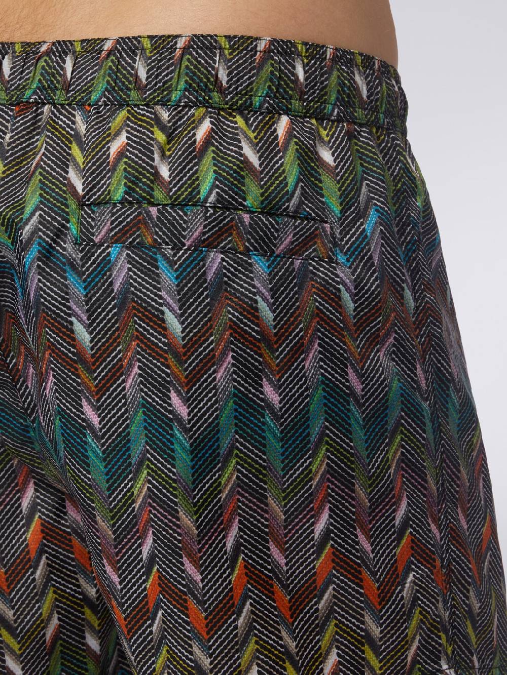 Missoni Boxer mare in nylon stampato con logo Offerte giornaliere