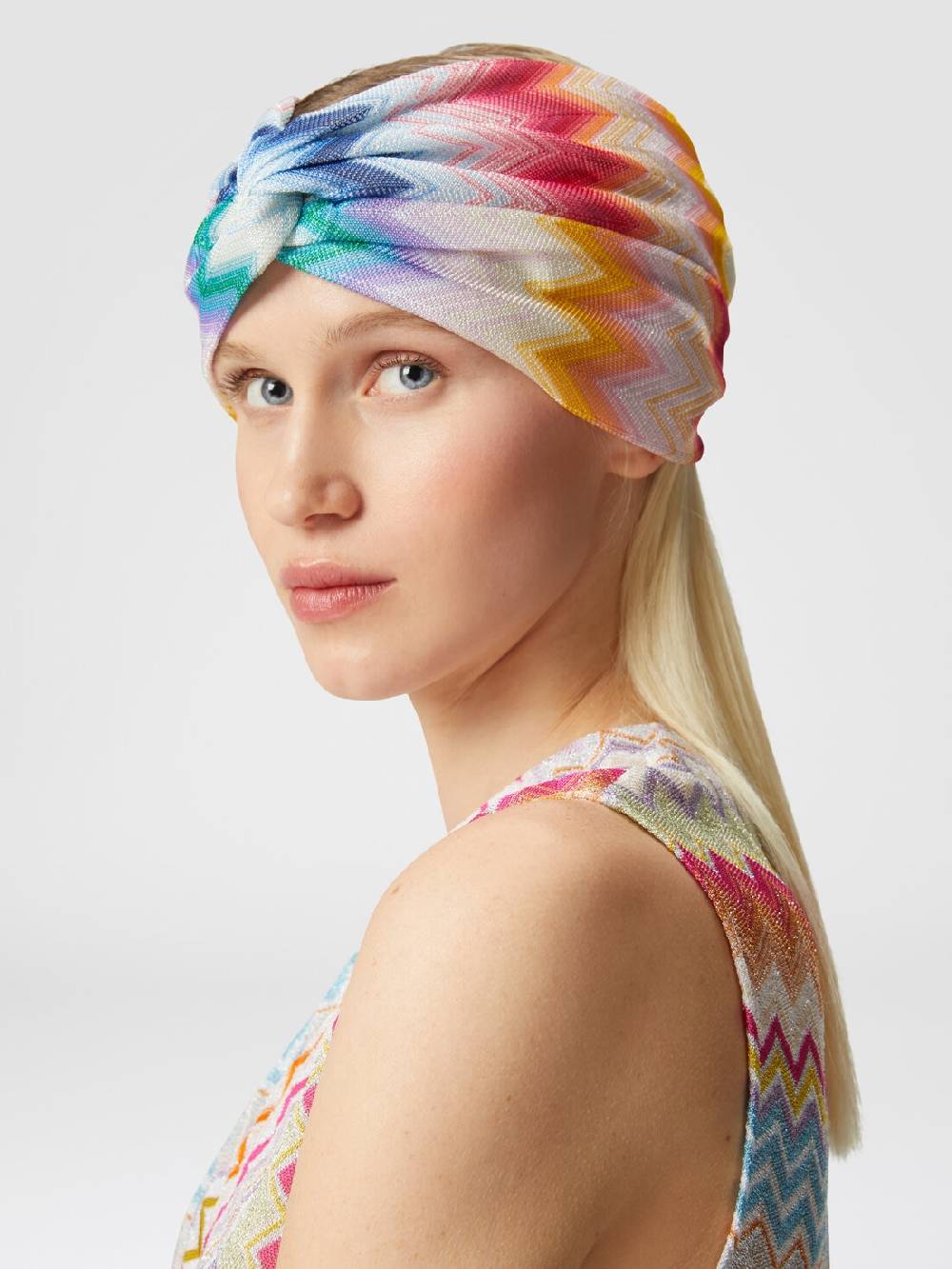 Missoni Fascia in viscosa lamé chevron Offerte speciali