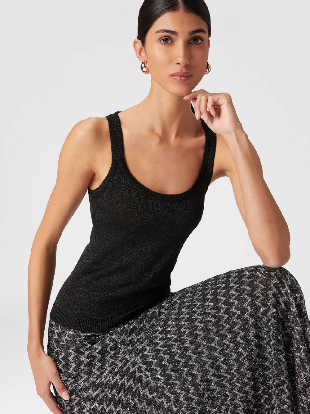 Missoni Canottiera in viscosa effetto glitter Super Saving Price