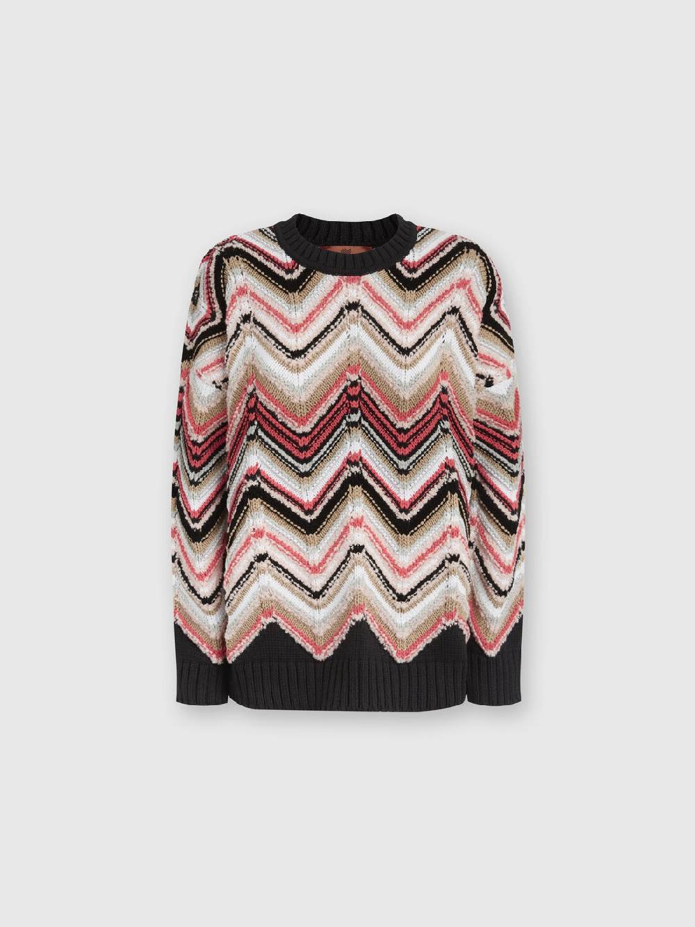 Missoni Pullover girocollo in misto lana zig zag ACQUISTA ORA