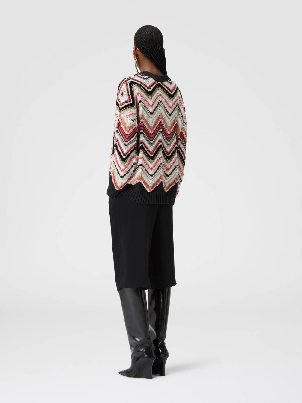 Missoni Pullover girocollo in misto lana zig zag ACQUISTA ORA