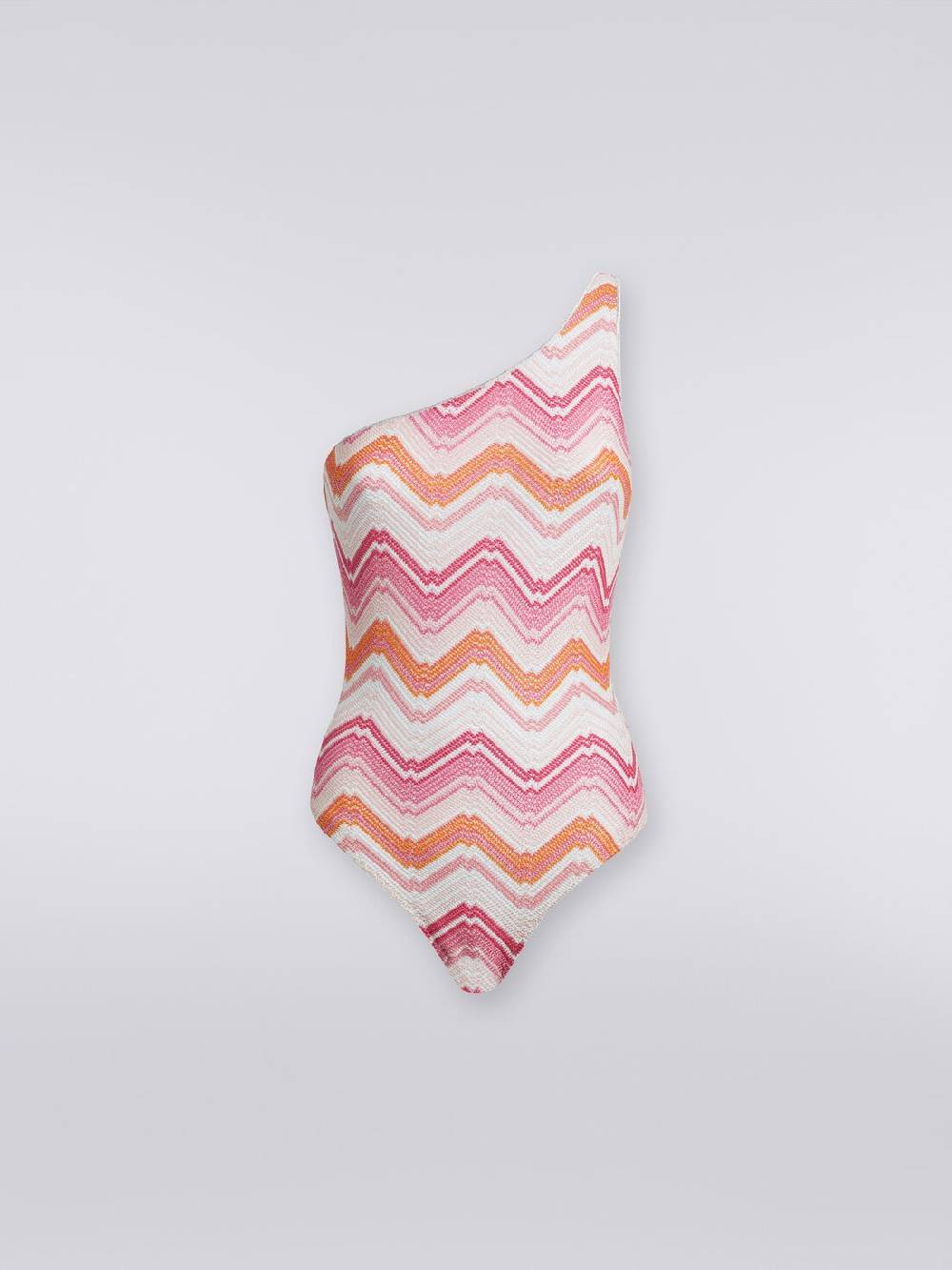 Missoni Costume intero monospalla in crochet chevron con lurex Ultimi due giorni