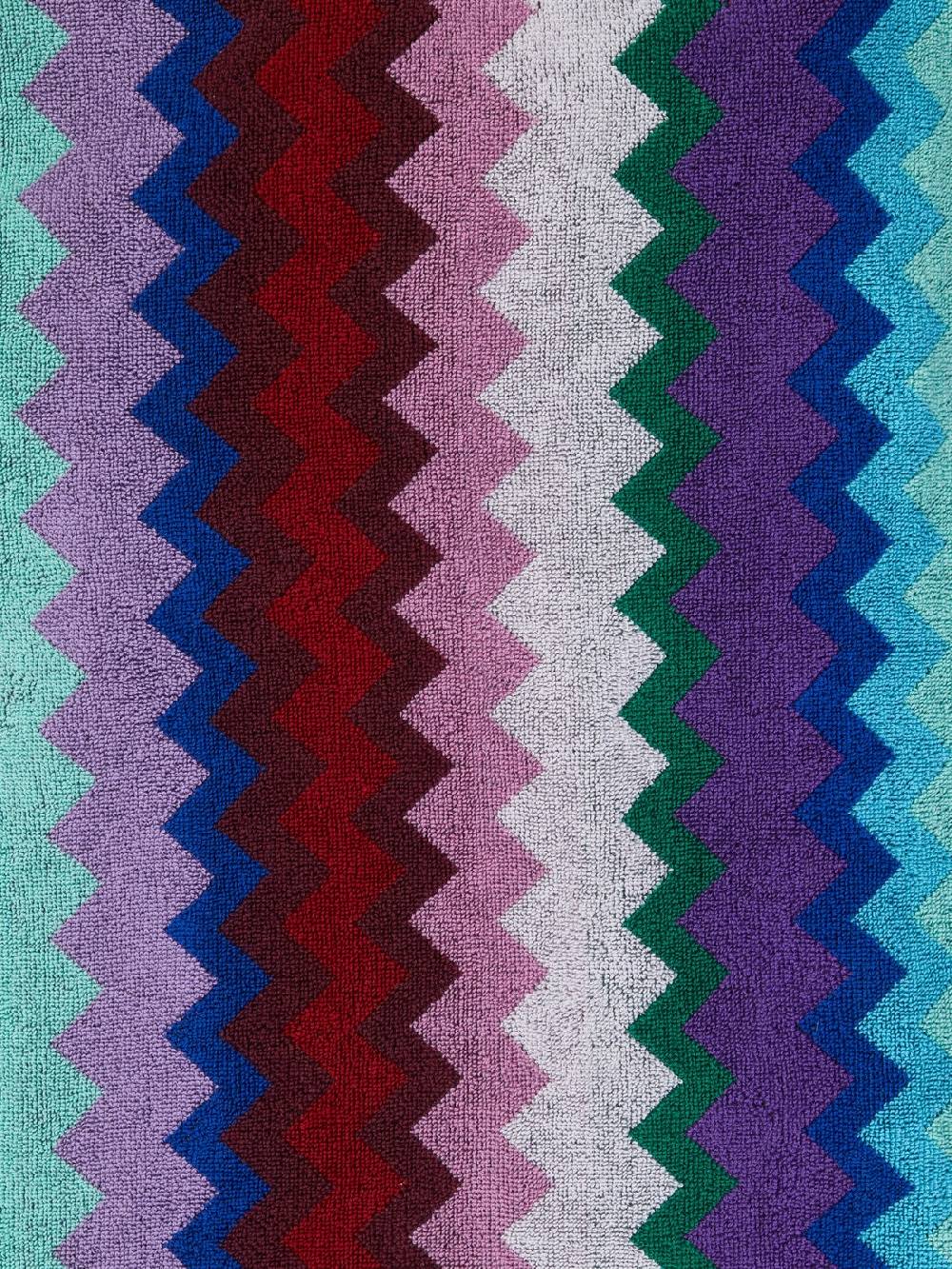 Missoni Accappatoio lungo con cappuccio Chantal in spugna di cotone chevron Promozione temporanea