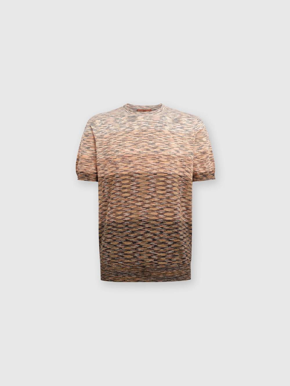 Missoni T-shirt in maglia fiammata di cotone Fino al 50% di sconto
