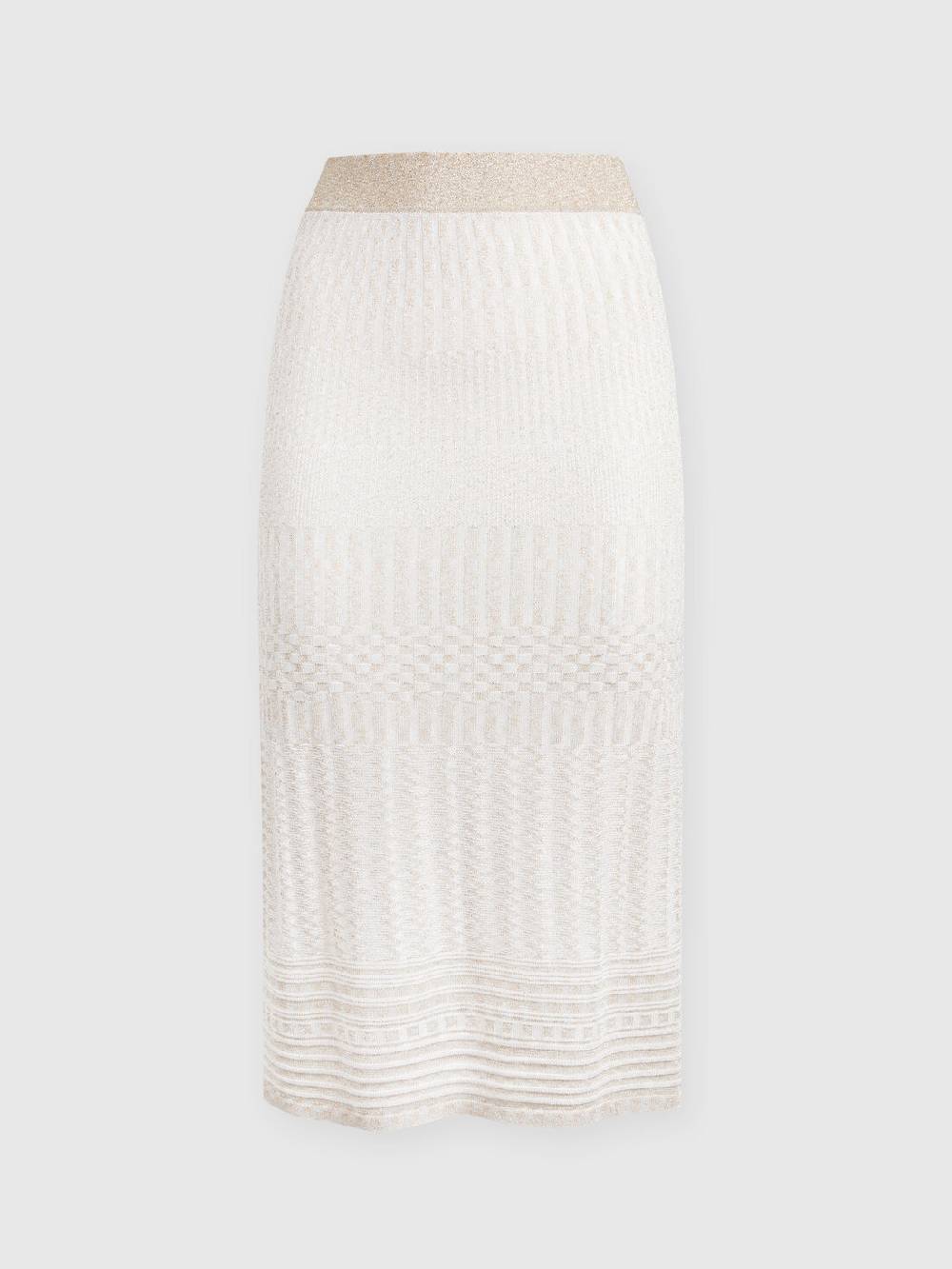 Missoni Gonna midi in viscosa lamé multilavorazione Fino al 60% di sconto