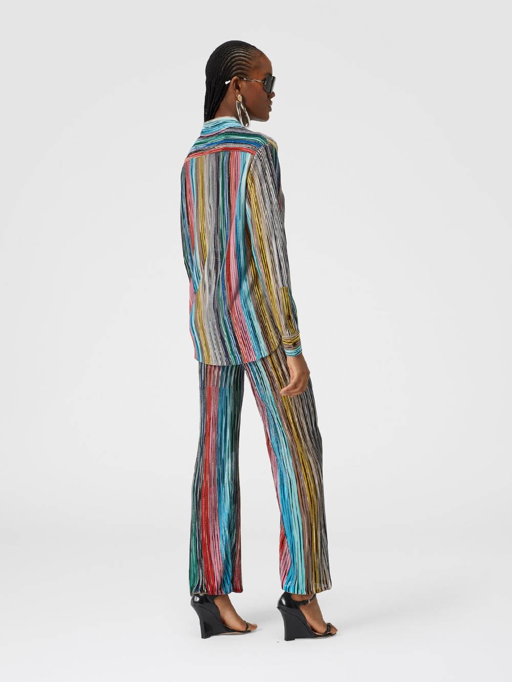 Missoni Camicia in maglia a costine fiammata lamé Only for today