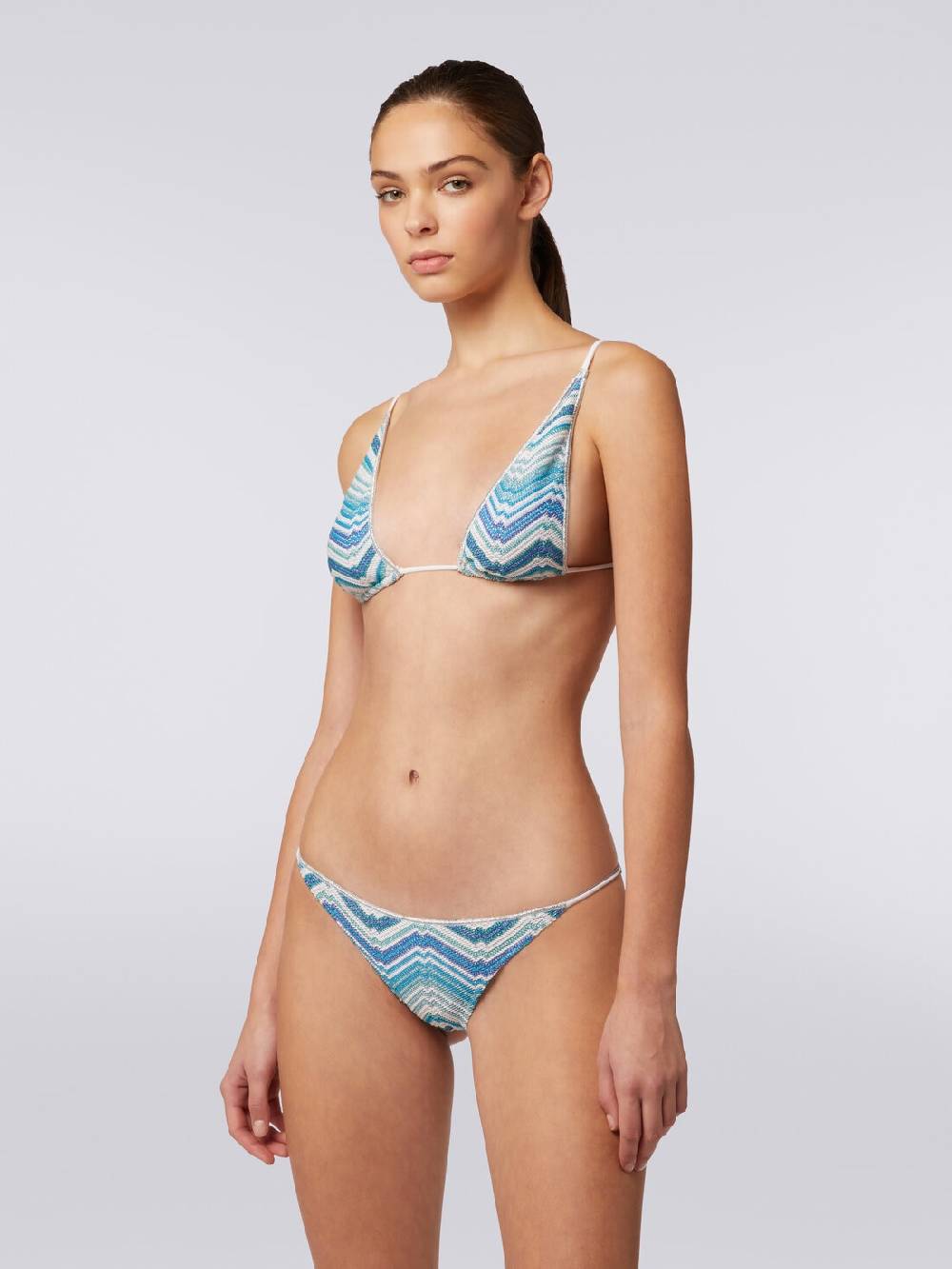 Missoni Bikini in misto viscosa chevron con lurex Super sconto