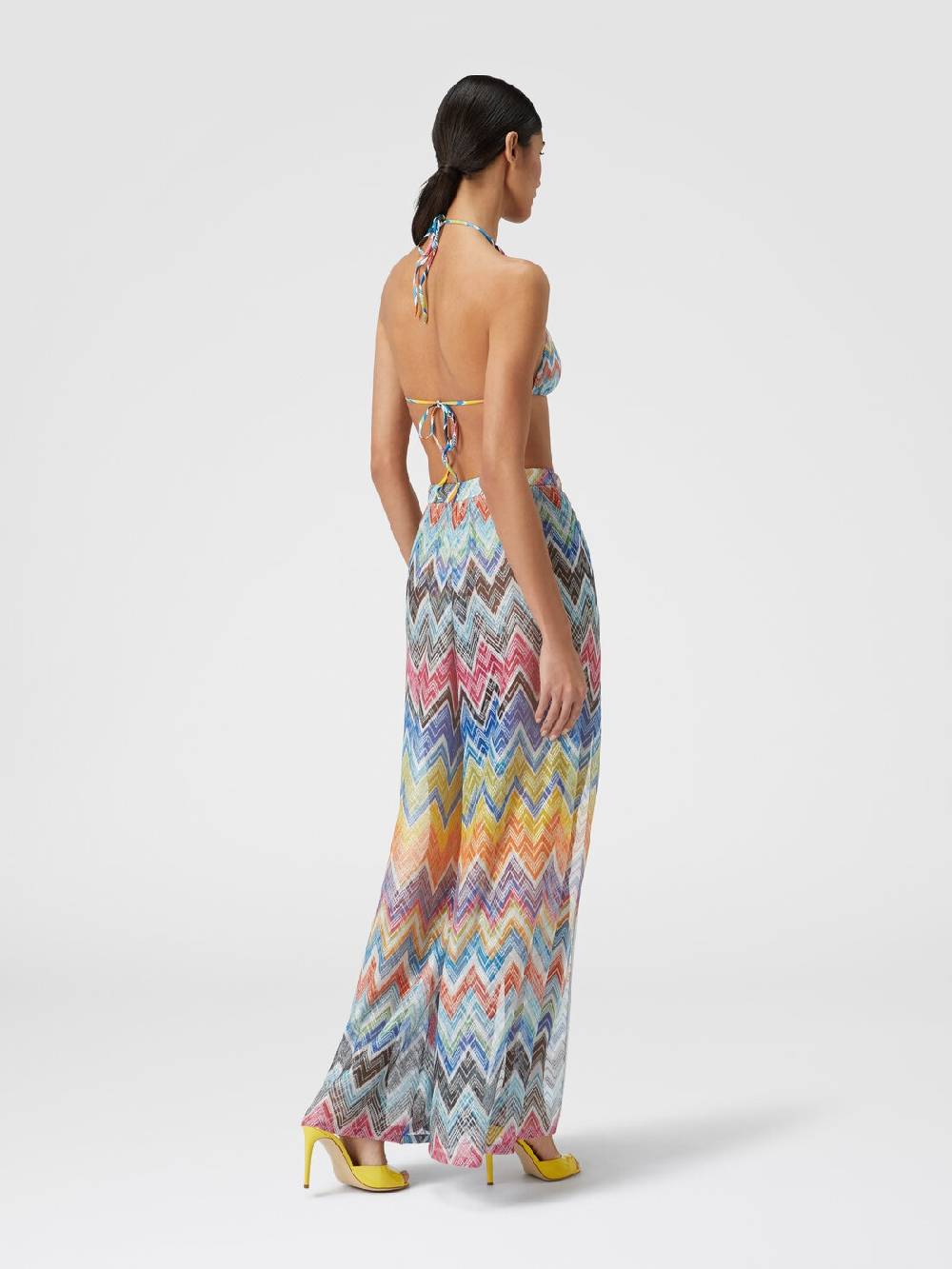 Missoni Pantapalazzo con stampa zig zag e lurex Enormi sconti